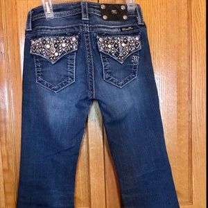 Miss Me Girls Boot Cut Jeans Size 12